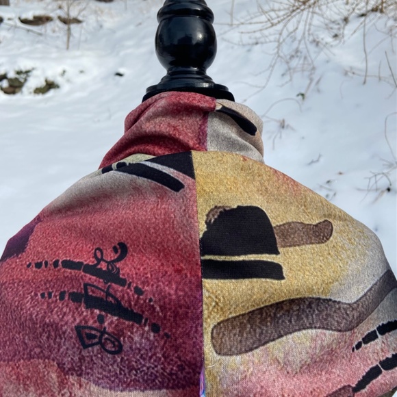 “Movement into Nature” Nora Infinity Scarf - Picture 3 of 5